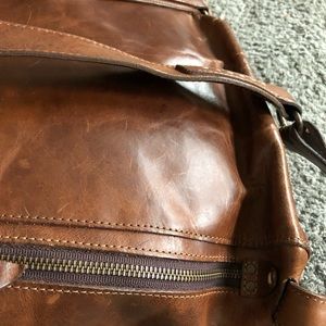 king ranch leather backpack